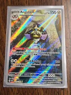 Aegislash 210/182 Paradox Rift Illustration Rare Pokemon Card - Image 1