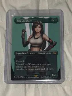 MTG Magic The Gathering Final Fantasy Tifa Lockhart R 0391 - Image 1