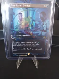 MTG Permission Denied (Borderless) Universes Beyond Rex - Image 1