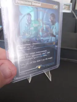 MTG Permission Denied (Borderless) Universes Beyond Rex - Image 2