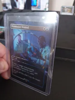 MTG Permission Denied (Borderless) Universes Beyond Rex - Image 3