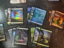 Full Art Lands FOIL Set LOT 48 Cards Final Fantasy MTG Bundle 3x FREE SHIPPING - Image 1
