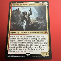 Winota, Joiner of Forces 216p MTG - Promo Ikoria - Regular, MYTHIC - NM - Image 1