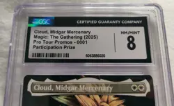 ☁ Cloud, Midgar Mercenary Pro Tour Promo - MTG Final Fantasy Non Foil - Grade 8 - Image 2
