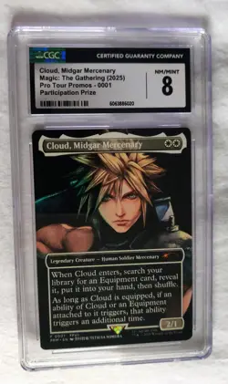 ☁ Cloud, Midgar Mercenary Pro Tour Promo - MTG Final Fantasy Non Foil - Grade 8 - Image 5