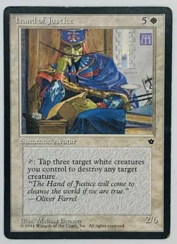 MTG Hand of Justice Fallen Empires Regular - Image 1