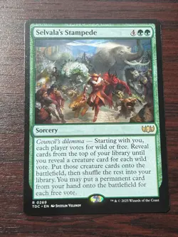 1x SELVALA'S STAMPEDE - Commander - MTG - Magic the Gathering - Image 1