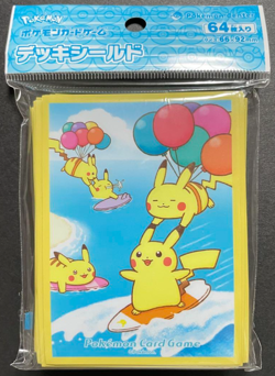Flying & Surfing Pikachu 64 Sleeves Japanese Pokemon Center Exclusive ZY60 - Image 1