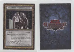 Gearfried the Iron Knight YuGiOh Dungeon Dice Monsters #ST-06 2003 0su9 - Image 3