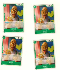 Set Of 4 Bingoh Land Of Wano EB01-016 One Piece Trading Card - Image 1