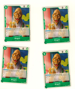 Set Of 4 Bingoh Land Of Wano EB01-016 One Piece Trading Card - Image 3