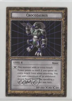 Crocozaurus YuGiOh Dungeon Dice Monsters #B2-03 2003 0su9 - Image 1