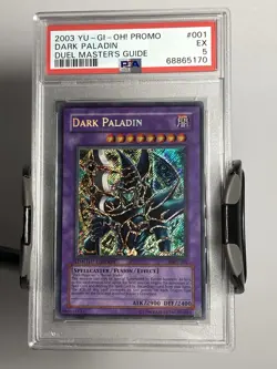 2003 Yugioh Dark Paladin Promo Duel Masters Guide PSA 5 EX - Image 1