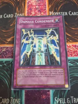 Yugioh Damage Condenser SOI-EN052 Super Rare 1st Edition Near Mint - Image 1