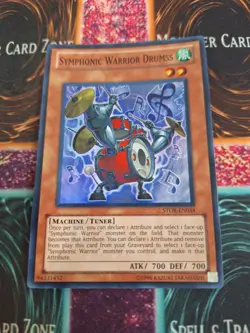 Yugioh Symphonic Warrior Drumss STOR-EN034 Super Rare 1st Edition Near Mint - Image 1
