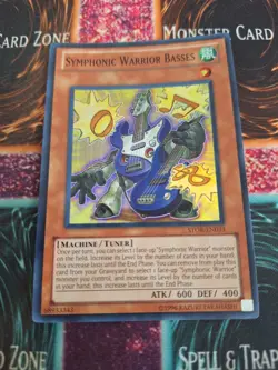 Yugioh Symphonic Warrior Basses STOR-EN033 Super Rare 1st Edition Near Mint - Image 1