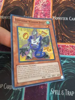Yugioh Symphonic Warrior Basses STOR-EN033 Super Rare 1st Edition Near Mint - Image 2
