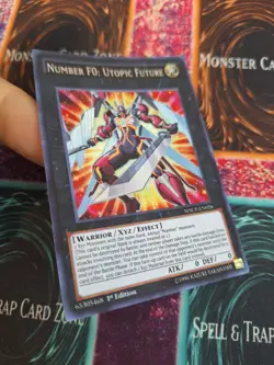 Yugioh Number F0: Utopic Future WSUP-EN026 Prismatic Secret Rare 1st Edition NM - Image 2