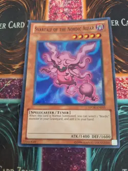 Yugioh Svartalf of the Nordic Alfar STOR-EN015 Super Rare 1st Edition Near Mint - Image 1