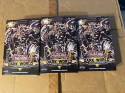 Yugioh TCG Dark World 1st Edition Structure Decks x 3 SEALED! - Image 1