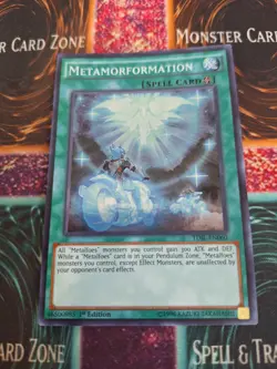 Yugioh Metamorformation TDIL-EN060 Super Rare 1st Edition Near Mint - Image 1