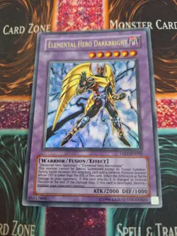 Yugioh Elemental Hero Darkbright TAEV-EN042 Ultra Rare Unlimited Near Mint - Image 1