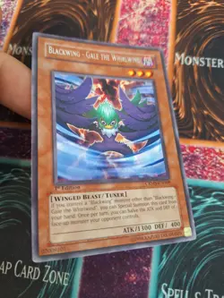 Yugioh Blackwing - Gale the Whirlwind CRMS-EN008 Rare 1st Edition Near Mint - Image 2