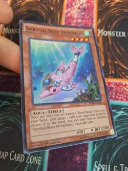 Yugioh Spiritual Beast Pettlephin THSF-EN026 Super Rare 1st Edition Near Mint - Image 2
