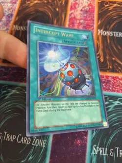 Yugioh Intercept Wave TSHD-EN050 Ultra Rare 1st Edition Near Mint - Image 2