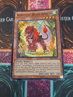 Yugioh Spiritual Beast Apelio THSF-EN025 Super Rare 1st Edition Near Mint - Image 1