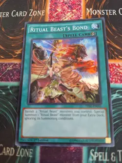 Yugioh Ritual Beast's Bond THSF-EN031 Super Rare 1st Edition Near Mint - Image 1