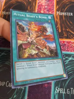 Yugioh Ritual Beast's Bond THSF-EN031 Super Rare 1st Edition Near Mint - Image 2
