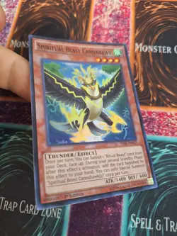Yugioh Spiritual Beast Cannahawk THSF-EN027 Super Rare 1st Edition Near Mint - Image 2