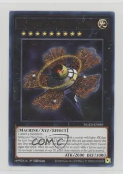 Number 9: Dyson Sphere 1st Ed. YuGiOh Maximum Gold: El Dorado #MGED-EN089 0su9 - Image 1