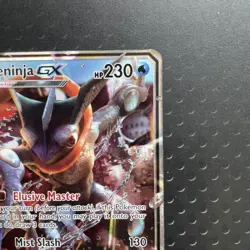 Greninja GX SM197 Holo Black Star Promo Pokemon Card LP - Image 3