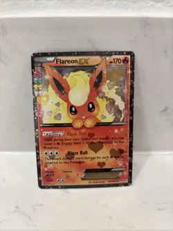 Flareon EX RC6/RC32 Holo Generations Radiant Collection Pokemon Card - Image 1