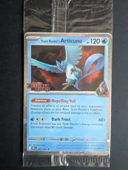 Pokemon TCG Team Rocket's Articuno Sv10: Destined Rivals Promo Card (Sealed) - Image 1