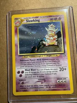 Slowking 14/111 - Pokemon TCG Neo Genesis Unlimited Holo Rare Card WOTC LP - Image 2