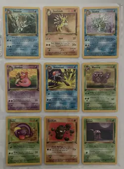 Fossil LP 1st Edition COMPLETE Uncommon/Common Pokemon TCG Non-Holo 32-Card - Image 4
