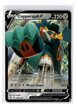 Copperajah V - SWSH030 Sword & Shield Black Star Promo Card - NM - POKEMON TCG - Image 1