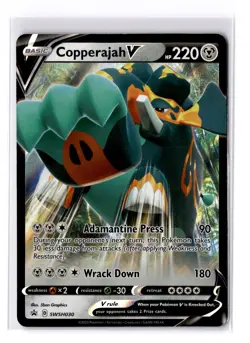 Copperajah V - SWSH030 Sword & Shield Black Star Promo Card - NM - POKEMON TCG - Image 3
