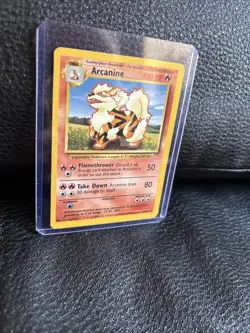 Pokemon TCG Arcanine Base Set, Unlimited Uncommon Card 23/102 - Image 2