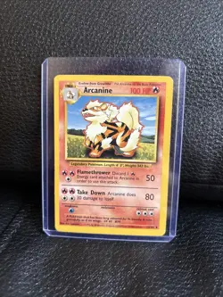 Pokemon TCG Arcanine Base Set, Unlimited Uncommon Card 23/102 - Image 5