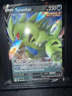 Pokemon Card Tyranitar V Battle Styles 97/163 Holo Rare - Image 1