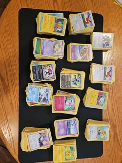 Pokemon Card Lot 1500+ Cards W/150+holos-rares-and-reverse Holos-bulk-vintage - Image 1
