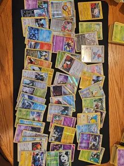 Pokemon Card Lot 1500+ Cards W/150+holos-rares-and-reverse Holos-bulk-vintage - Image 2