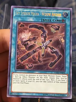 Sky Striker Mecha - Widow Anchor DASA-EN034 Secret Rare LP Yugioh Card - Image 1