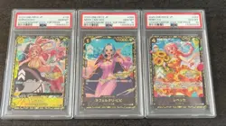 PSA 10 Rebecca Shirahoshi Vivi Championship 2024 Top Prize ONE PIECE Card Set - Image 1