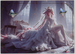 ❤YAE MIKO - Goddess Story Anime Waifu Card - SWEET GIRL DIARY 2 - XS-01 GENSHIN - Image 1