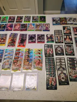 One Piece TCG Card Lot. Over 1000 Holo Cards! - Image 5